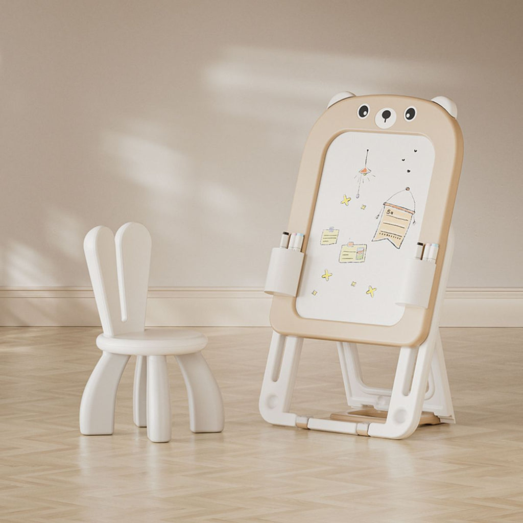 Lil' Skelms Kids Adjustable Rabbit Drawing Board & Chair Set