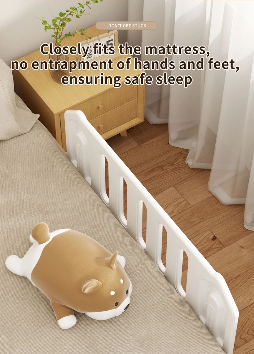 Lil' Skelms Kids Safety Rail for Toddlers and Children - Secure Bed Guard