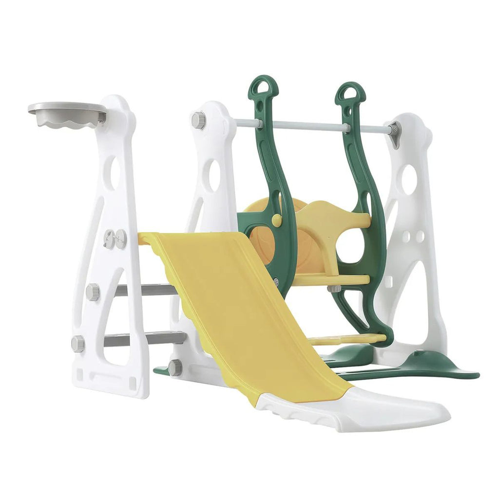 Lil' Skelms 3in1 Children's Swing, Slide & Basketball Hoop Play Set