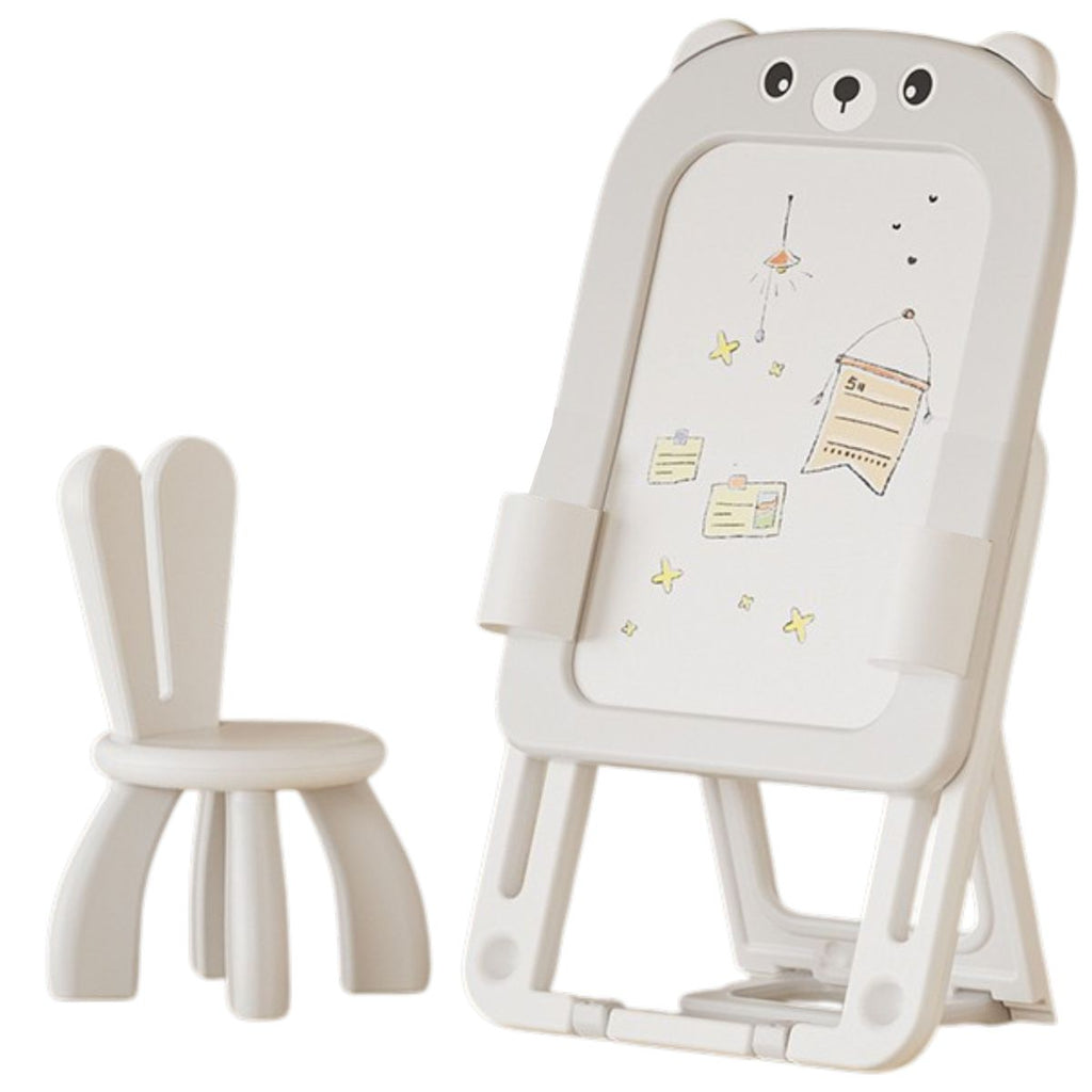 Lil' Skelms Kids Adjustable Rabbit Drawing Board & Chair Set