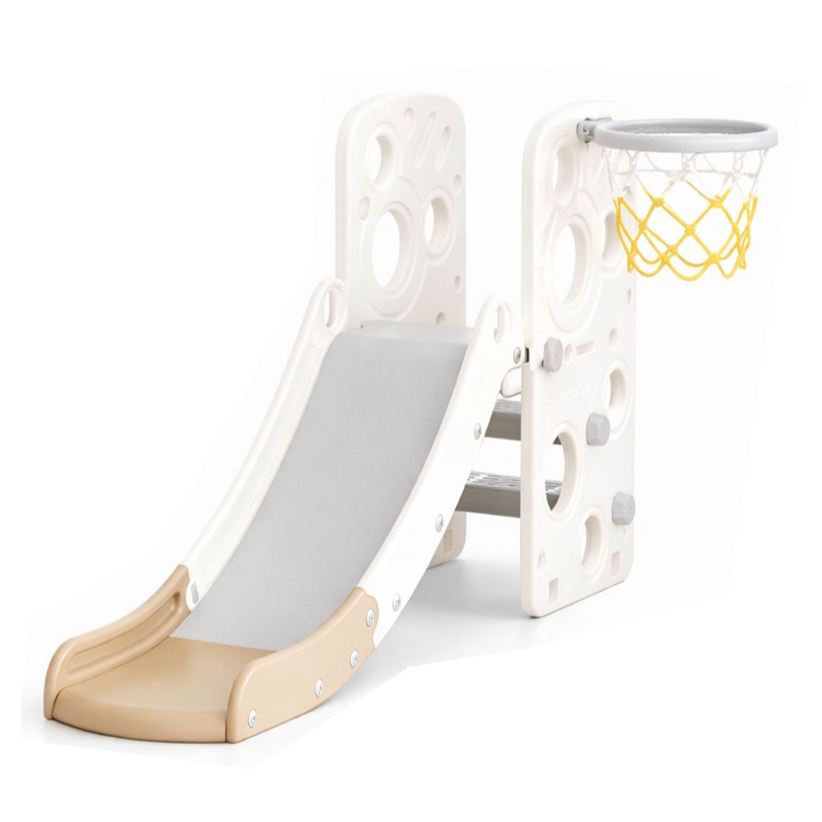 Lil' Skelms 2in1 Toddlers Activity Full Slide With Basketball Hoop
