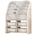 Lil' Skelms 2-in-1 Bookshelf & Toy Storage Organizer, Kids Room Decoration