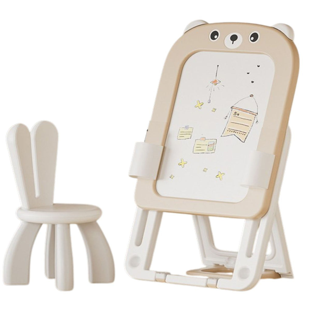 Lil' Skelms Kids Adjustable Rabbit Drawing Board & Chair Set